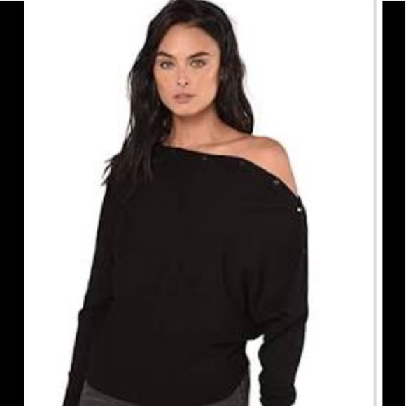 Sweaters - Allsaints Elle Black Sweater